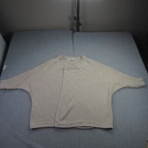 Madewell Cardigan Womens Medium Beige Knit Dolman Sleeve Open FrontSweater